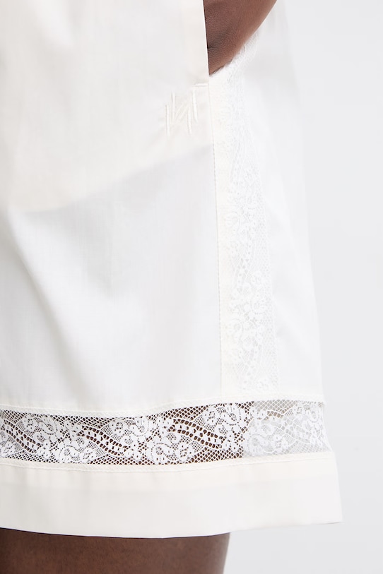 Marella Къс панталон дамски от памук MLMSPORT бежов 2613141025200