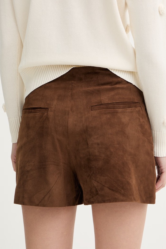 Odzież Marella szorty zamszowe SPIGA 2613431014200 brązowy