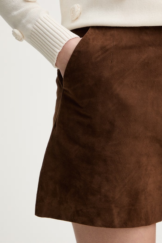 Marella szorty zamszowe SPIGA brązowy 2613431014200