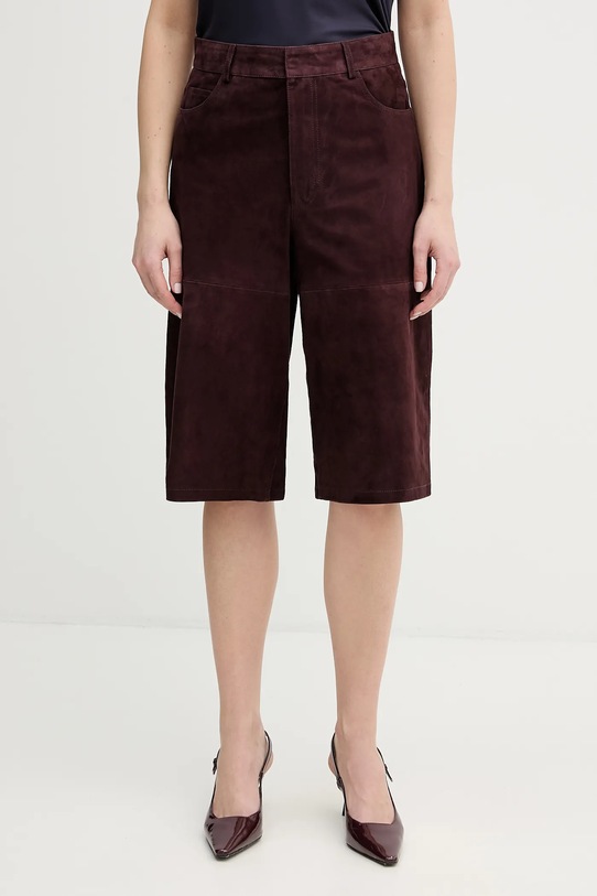 Marella szorty zamszowe SCOGLIO pozostałe bordowy 2613431021200