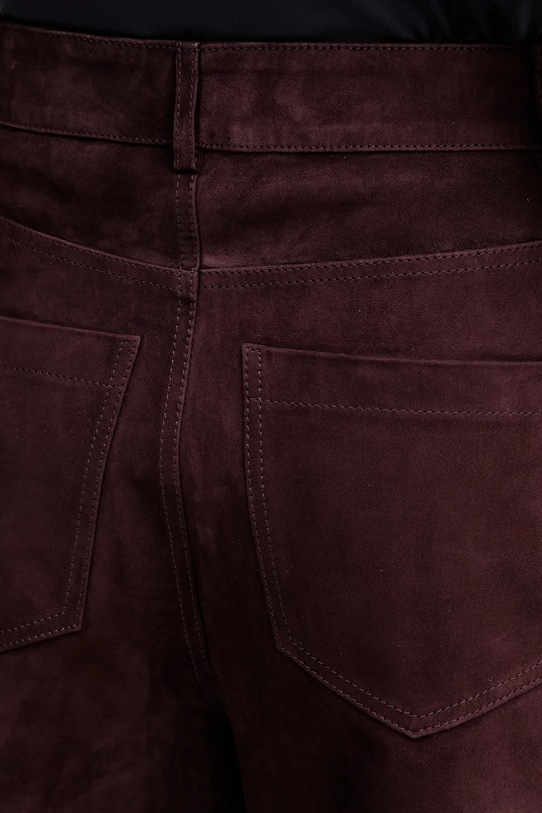 Marella szorty zamszowe SCOGLIO bordowy 2613431021200