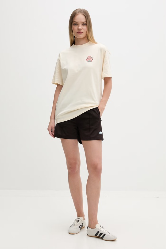 adidas Originals teplákové šortky dámske KQ6521 hnedá SS26