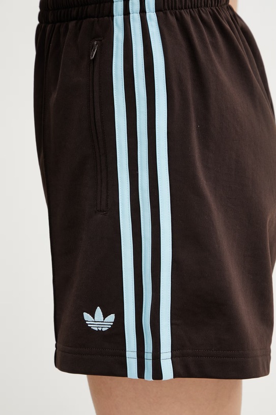 adidas Originals szorty dresowe damskie brązowy KQ6521