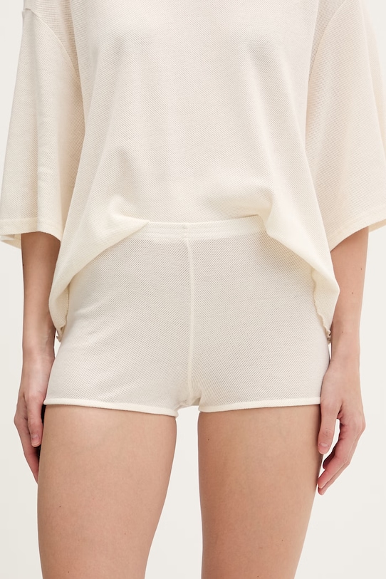 American Vintage pantaloncini da donna in cotone beige ATA00B