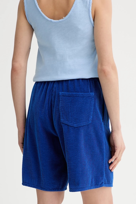 Odzież American Vintage szorty sztruksowe PADO09C niebieski