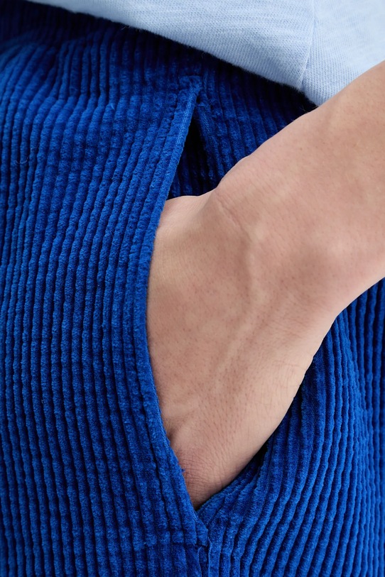 American Vintage szorty sztruksowe niebieski PADO09C