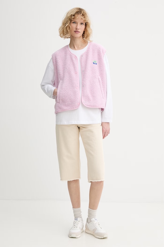 American Vintage farmer rövidnadrág SNOP09A bézs SS26