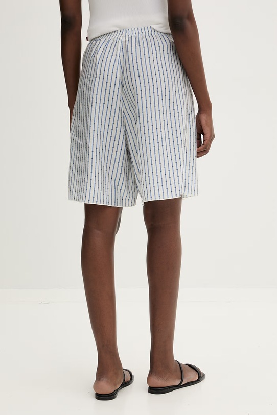 Odzież American Vintage szorty damskie z lyocellem ZIV09A niebieski