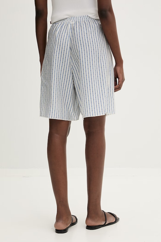 Odzież American Vintage szorty damskie z lyocellem ZIV09A niebieski