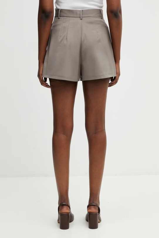 Odjeća Rotate elegantne kratke hlače s vunom za žene 115633816 smeđa