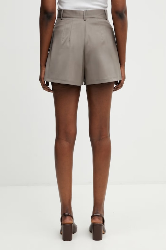 Odjeća Rotate elegantne kratke hlače s vunom za žene 115633816 smeđa