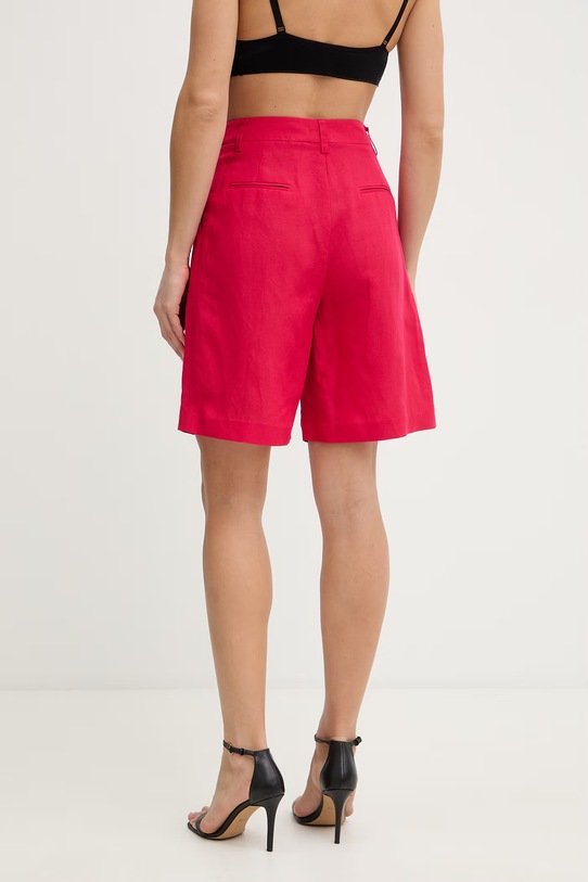 Abbigliamento Twinset pantaloncini da donna con lino 261AP2321 rosa