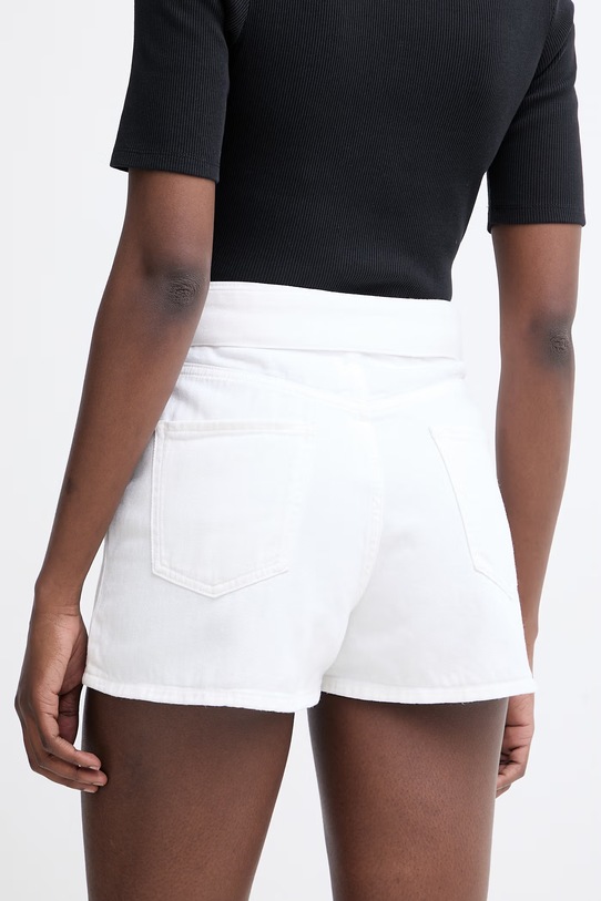 Odzież Twinset szorty damskie jeansowe 261TT2471 beżowy