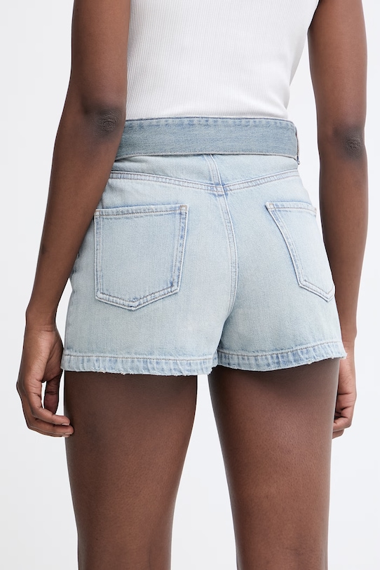 Oblečenie Twinset šortky dámske rifľové 261TT2511 modrá