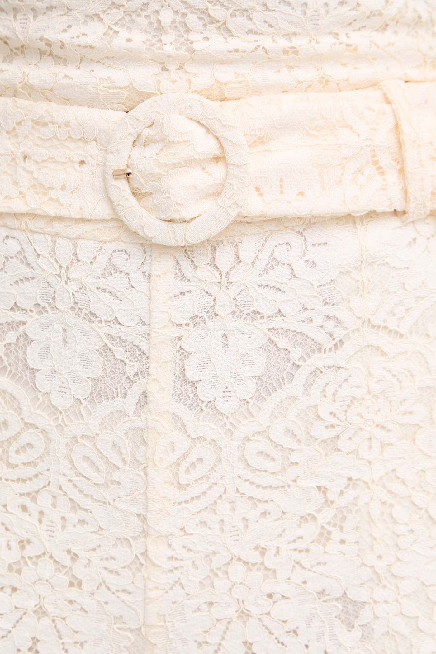 Twinset elegantne kratke hlače za žene s čipkom bež 261TT2312