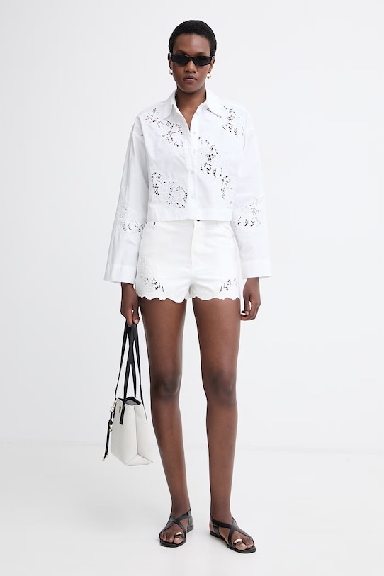 Twinset šortky dámske rifľové 261TT2462 biela SS26