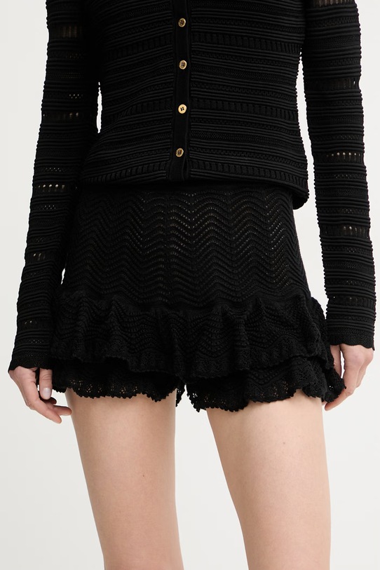 Twinset шорти жіночі бавовняні чорний 261TT3053