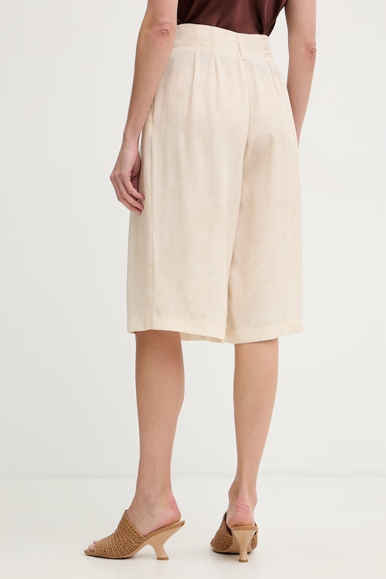 Odjeća Twinset bermude za žene 261AT2131 bež