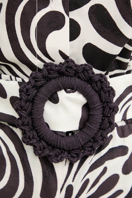 Twinset szorty damskie bawełniane brązowy 261LM2QCC