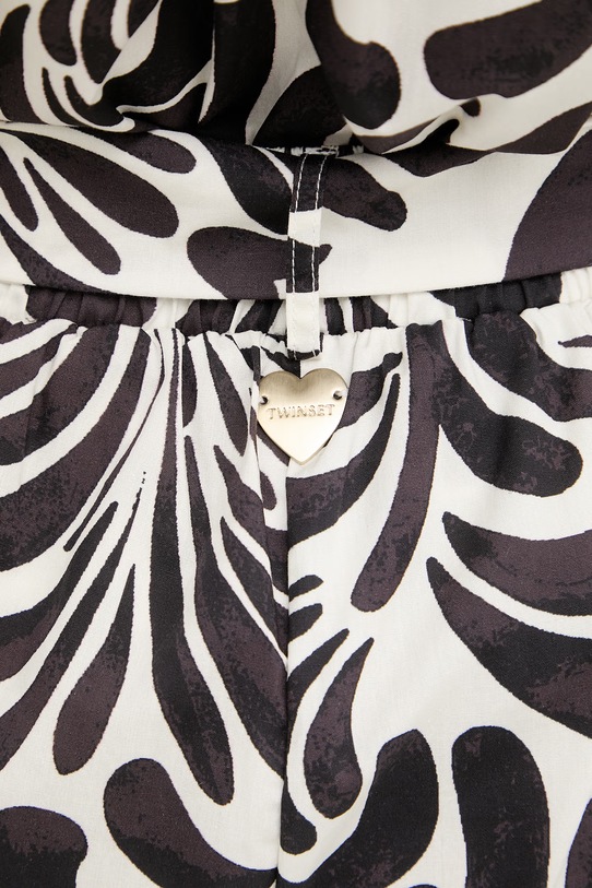 Twinset szorty damskie bawełniane 261LM2QCC brązowy