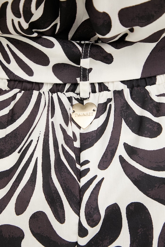 Twinset szorty damskie bawełniane 261LM2QCC brązowy