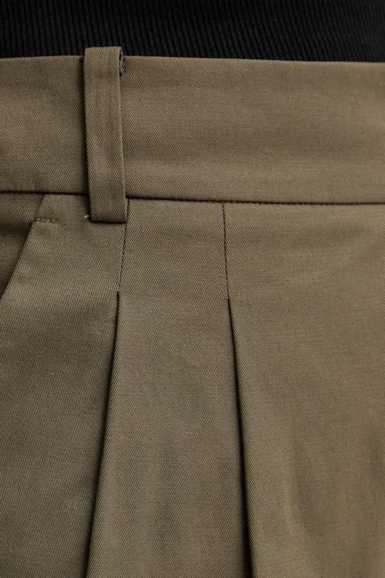 Luisa Spagnoli szorty damskie bawełniane z elastanem Altalena zielony 542820