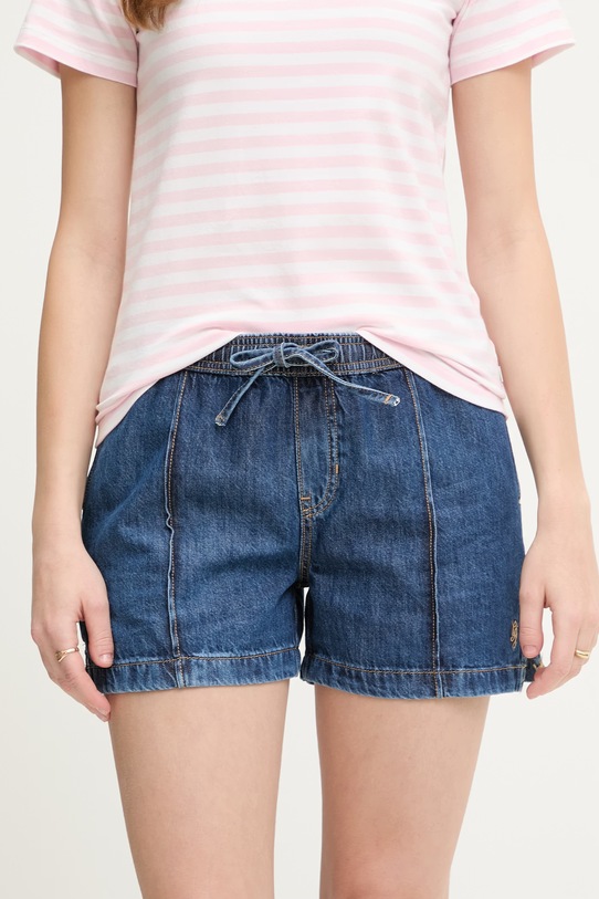Guess Jeans szorty damskie jeansowe niebieski W6GD53.D7901