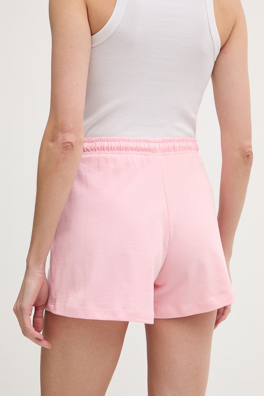 Oblačila Guess trenirka kratke hlače ženske bombažne GIADA E6GD01.KCRZ1 roza