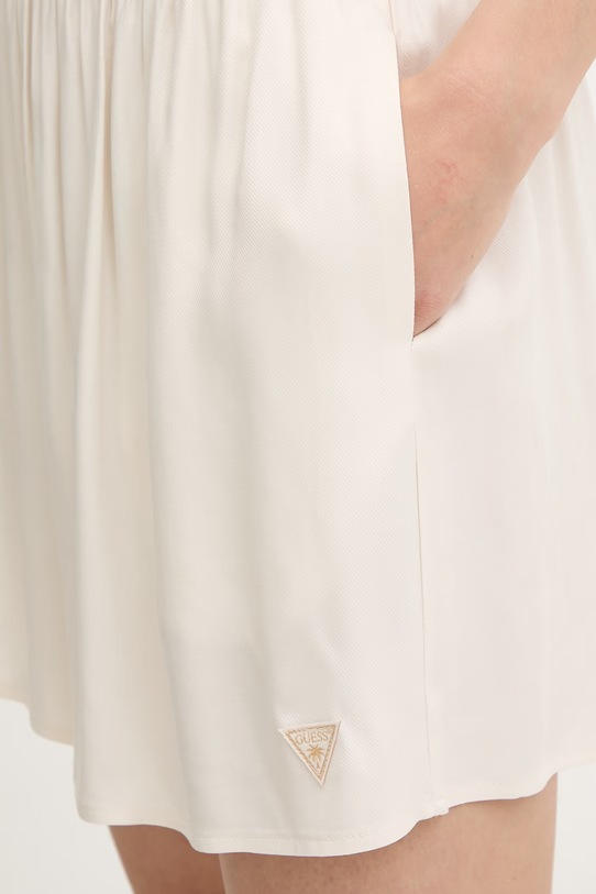 Guess плажни шорти дамски ZOE бежов E6GD11.WP232