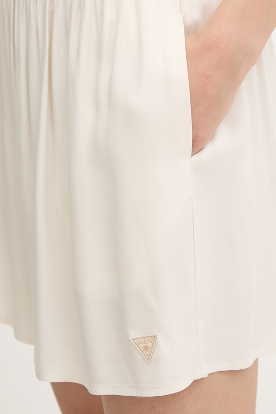 Guess плажни шорти дамски ZOE бежов E6GD11.WP232