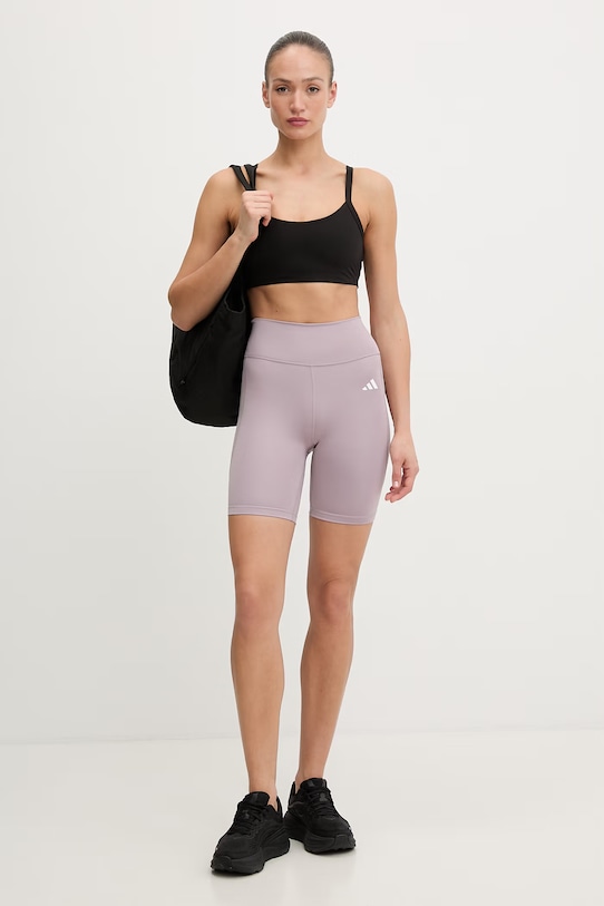 adidas Performance szorty sportowe damskie JZ0832 fioletowy SS26