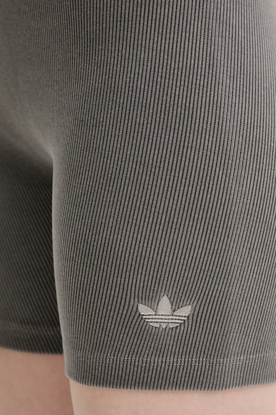 adidas Originals kolarki damskie bawełniane z elastanem szary KE3227