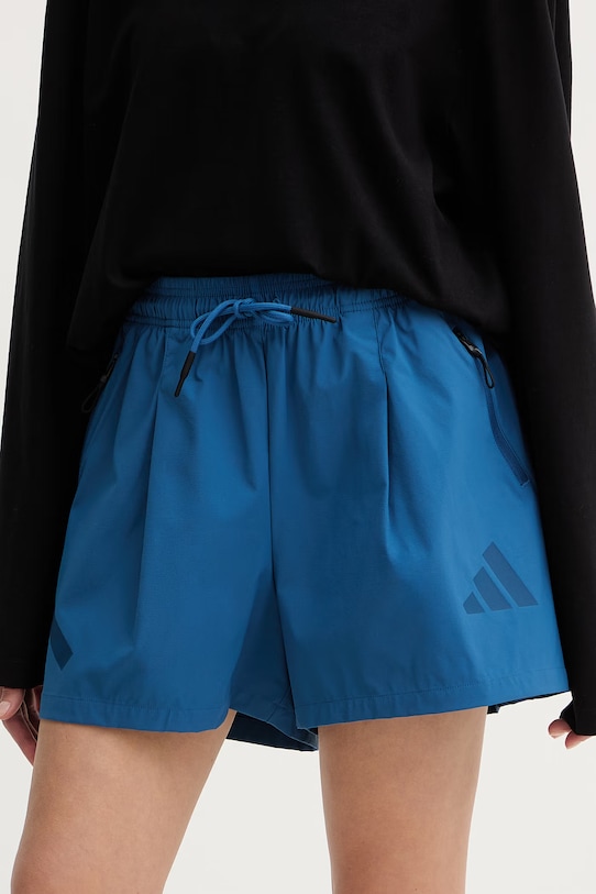 Adidas szorty sportowe damskie x Z.N.E turkusowy KF0579