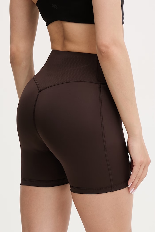 Odzież adidas Performance szorty sportowe damskie KF1043 brązowy