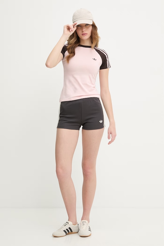 adidas Originals szorty dresowe damskie KU9205 szary SS26