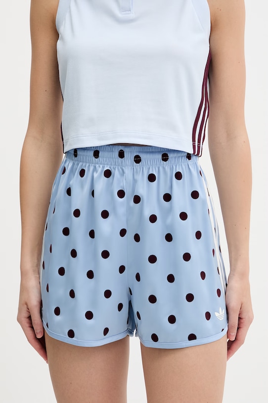 adidas Originals szorty dresowe damskie niebieski KV1173