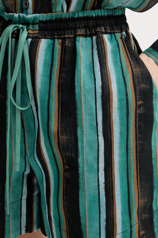 Pinko szorty damskie bawełniane zielony 106991.A3CH