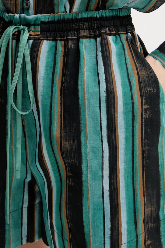 Pinko szorty damskie bawełniane zielony 106991.A3CH