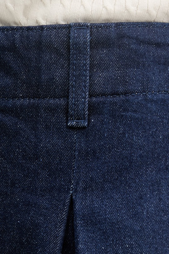 Calvin Klein Jeans kratke hlače ženske denim mornarsko modra LV047F792G