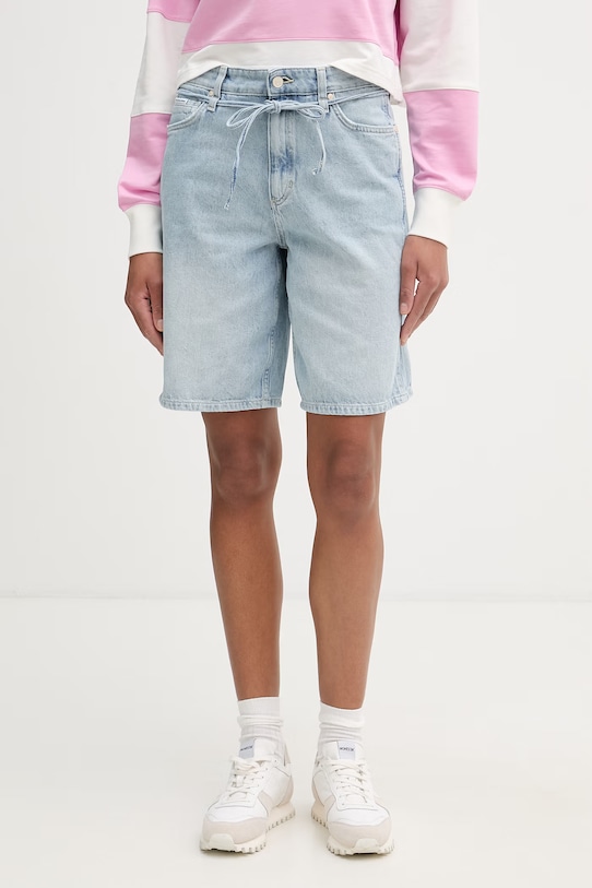 Marc O'Polo bermudy damskie jeansowe niebieski 5000008025