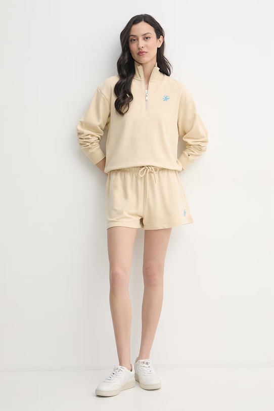 Tommy Hilfiger sportske kratke hlače za žene WW0WW48765 bež SS26