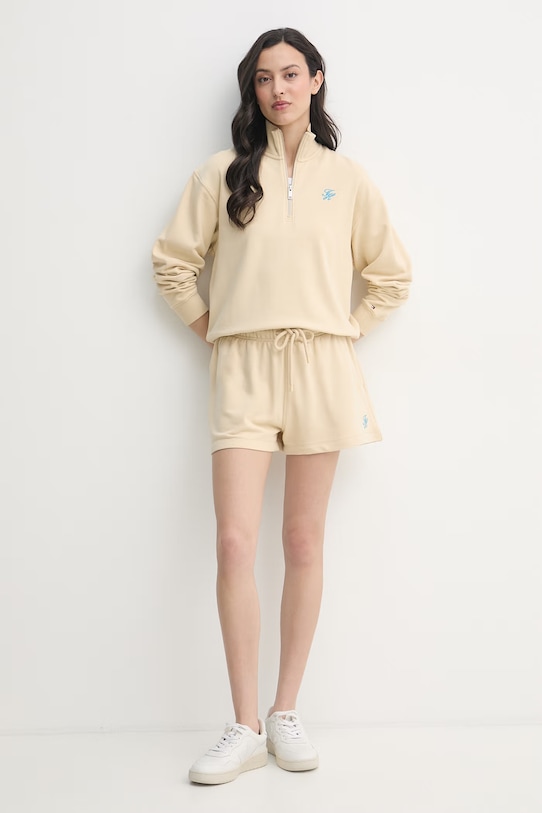Tommy Hilfiger sportske kratke hlače za žene WW0WW48765 bež SS26