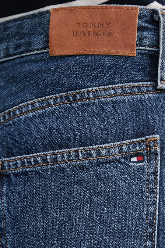 Tommy Hilfiger kratke hlače ženske denimaste mornarsko modra WW0WW48598