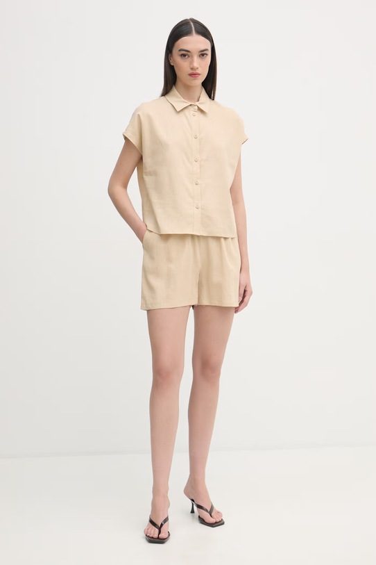 Gaudi szorty damskie 611BD25046 beżowy SS26