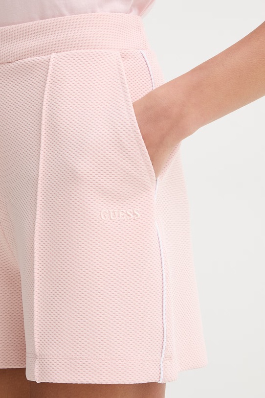 Guess szorty damskie SARAH różowy V6GD01.K2927