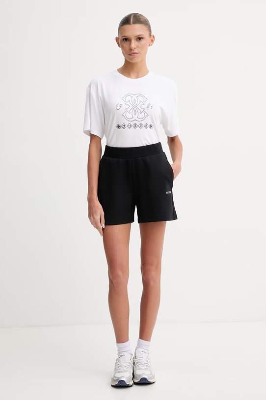 Guess szorty damskie NAT V6GD13.K3087 czarny SS26