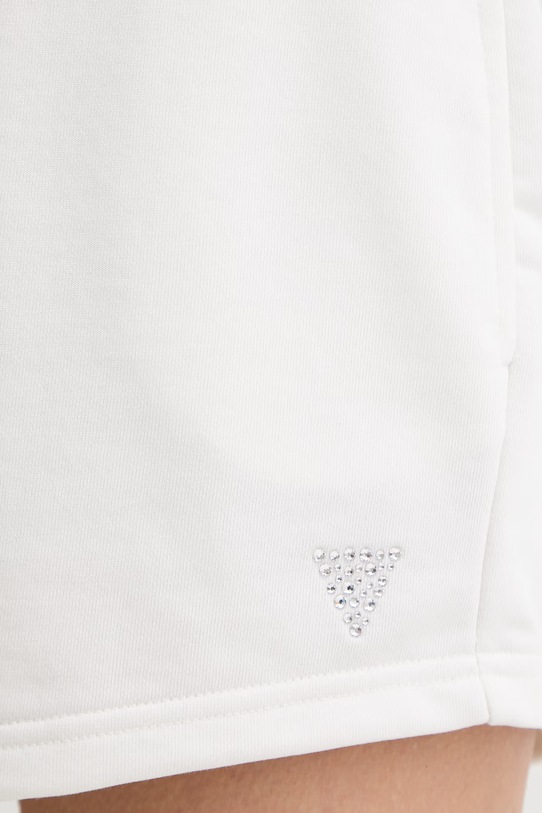 Guess teplákové šortky dámske SILVY biela V6GD14.K3090