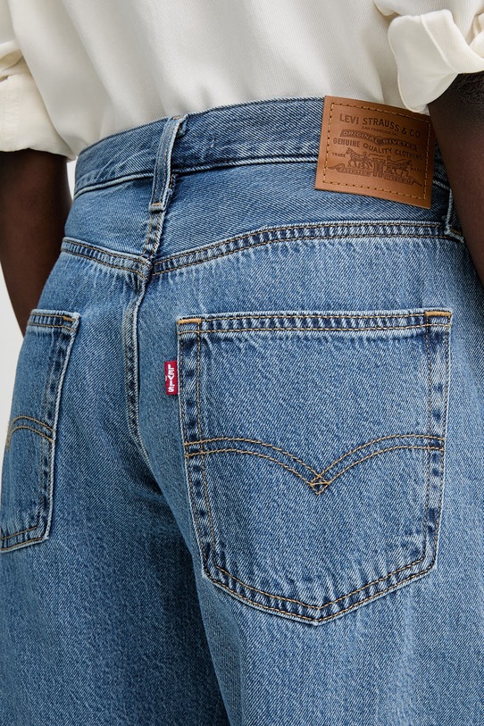 Levi's szorty jeansowe BAGGY DAD JORT niebieski 000MJ.0016