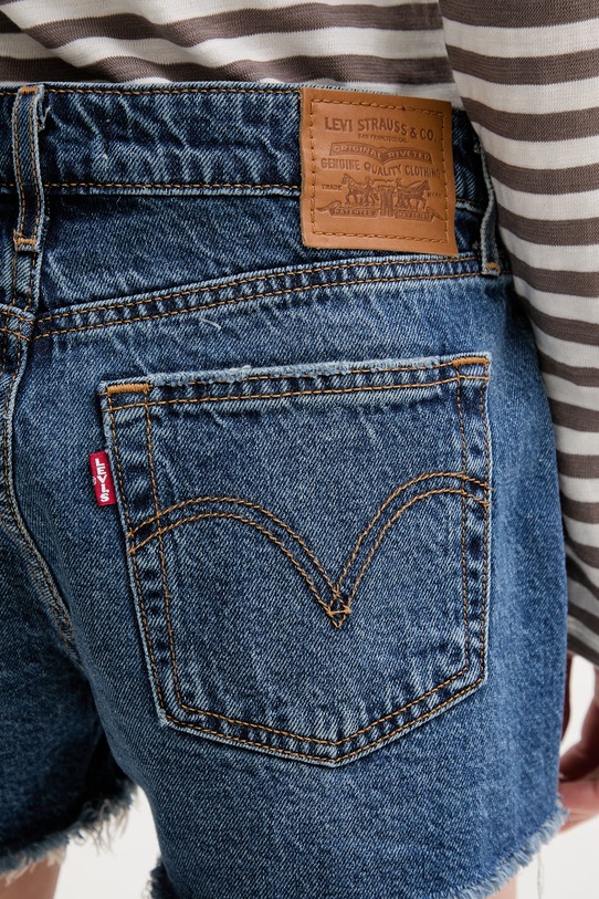 Levi's szorty LOW LOOSE niebieski 005DR