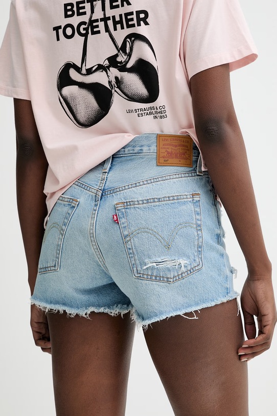 Odzież Levi's szorty jeansowe 501® ORIGINAL 56327.0552 niebieski